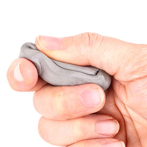 Zart Kneadable Art Eraser moulded into a point for fine detail erasing and highlight work