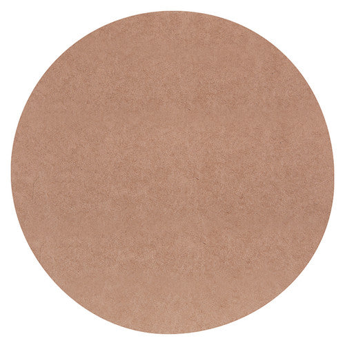 Zart kraft cartridge paper circles, 25cm diameter, 170gsm, pack of 100 pre-cut double-sided circles