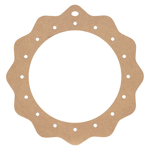 Zart Kraft Weaving Hanger Shapes Pack of 12. Four different Zart weaving hanger shape designs displayed side by side