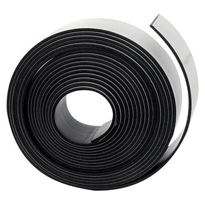 Zart self-adhesive magnetic strip 19mm wide by 3 metres long with white surface, rolled and ready to cut