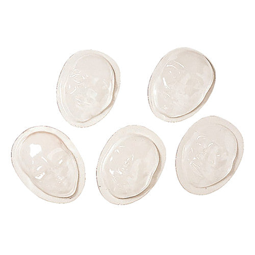 Zart reusable face mask mould forms in five multicultural designs, pack of 10, approximately 13 x 18cm each