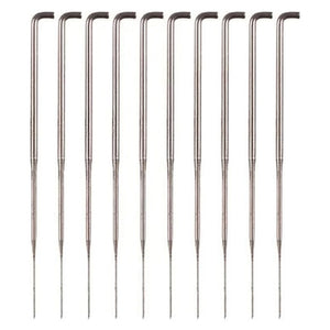 Zart medium dry felting needles - pack of 10 steel barbed needles, 8.6cm length, for 2D and 3D wool felting projects