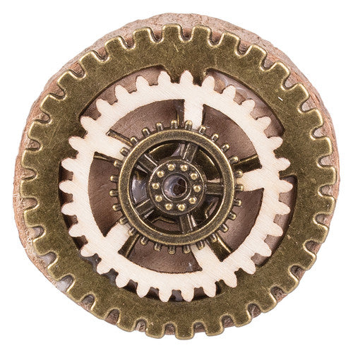 Pack of 48 metal gears and cogs for 3D construction projects