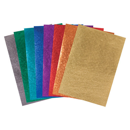 Zart Metallic Scales Paper A4 Assorted Pack of 40. Zart Metallic Scales Paper A4 in 8 assorted bold colours, pack of 40 sheets.