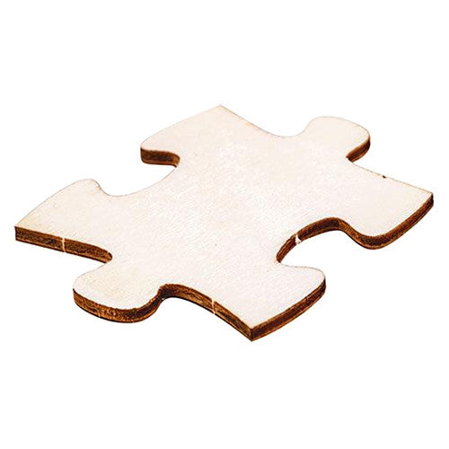 Zart mini round jigsaws decorated with paint and craft materials