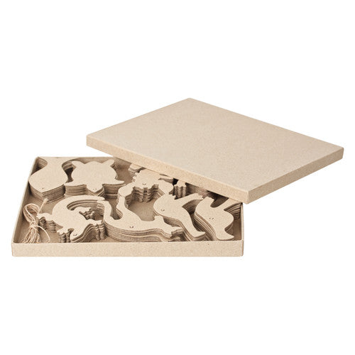 Zart Papier Mache Australian Animals Assorted Pack of 80. Zart papier mache Australian animal shapes assorted pack of 80.