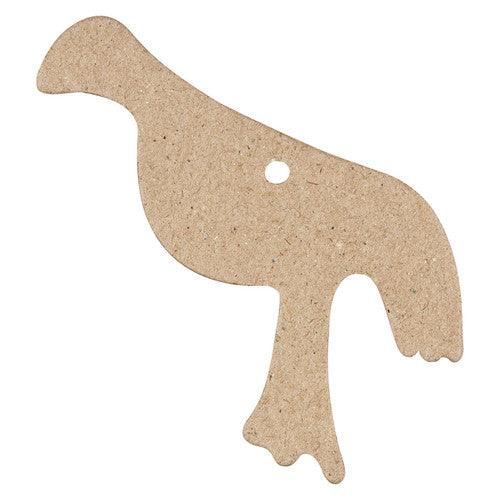 Zart Papier Mache Australian Animals Assorted Pack of 80. Assorted unpainted papier mache native Australian animal shapes laid flat.