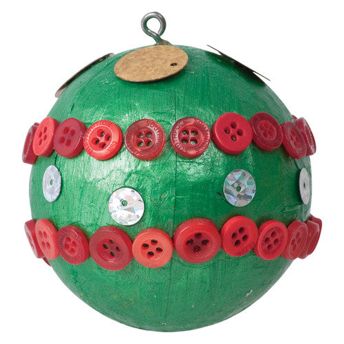 Zart Papier Mache Baubles 60mm Pack of 9. Zart 60mm baubles being used in a school craft activity