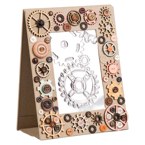 All five Zart papier mache frames fanned out to show pack contents
