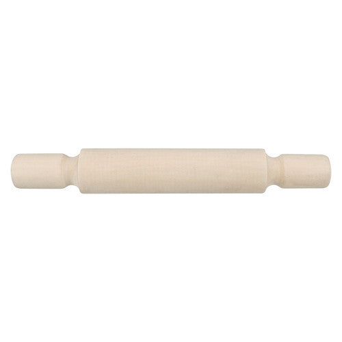 Close-up of patterned rolling pin surface showing embossed texture detail