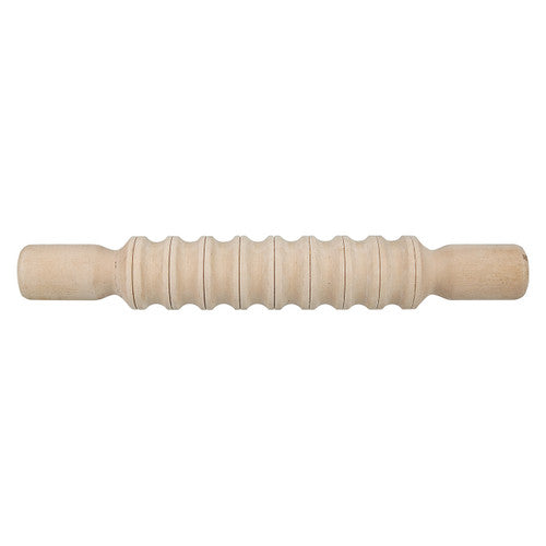 All four Zart wooden rolling pins showing different pattern styles