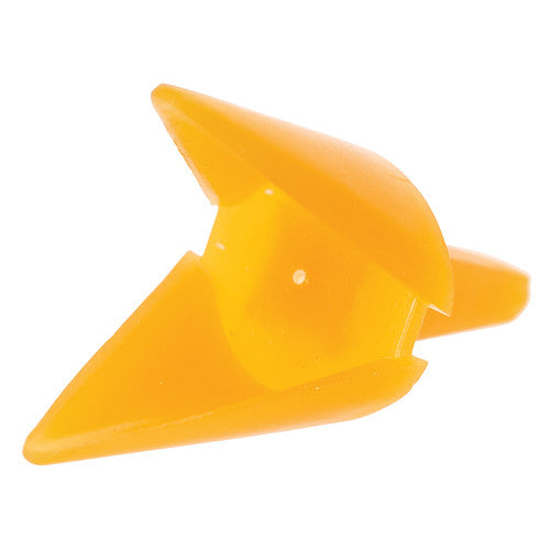 Zart Plastic Bird Beaks and Feet Pack of 60. Close-up of plastic bird beak measuring 1.5cm long for craft projects