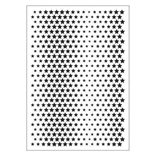 Speech Bubbles and Sunburst Pattern stencils from the Zart Pop Art Stencil pack