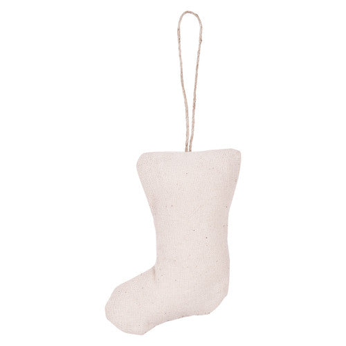 Pack of 10 Zart calico Christmas ornaments displayed as a group