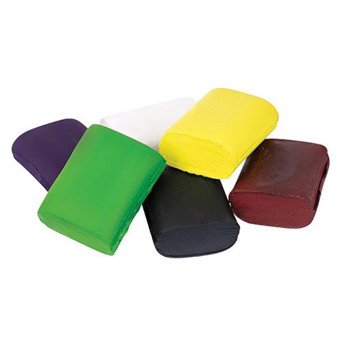 Zart Primecolours watercolour refill pans in six colours including white, black, yellow, red, ultramarine and green