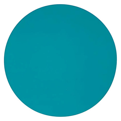 Student scratching a design into a Zart colour circle with a wooden tool