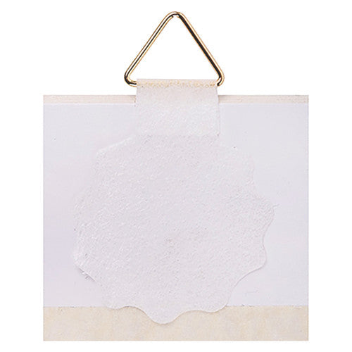 Pack of 100 Zart self-adhesive hanging tabs suitable for classroom displays and home decor