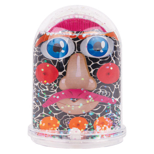 Zart Snow Dome filled with water showing swirling glitter effect