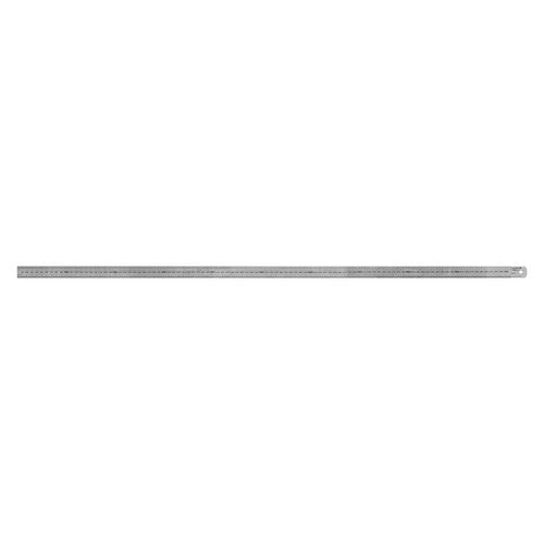 Zart 1 metre steel ruler with centimetre, millimetre and inch scales and end hanging hole