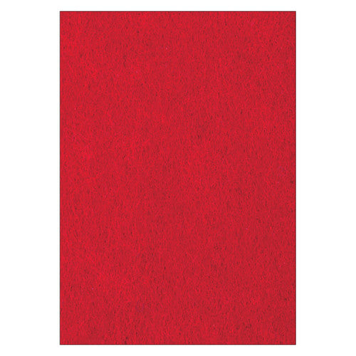 Zart Stiffened Felt A3 Pack of 10. Assorted stiffened felt sheets arranged by colour on a desk