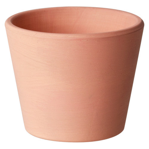 Zart terracotta pots pack of 10 shown together on a white background