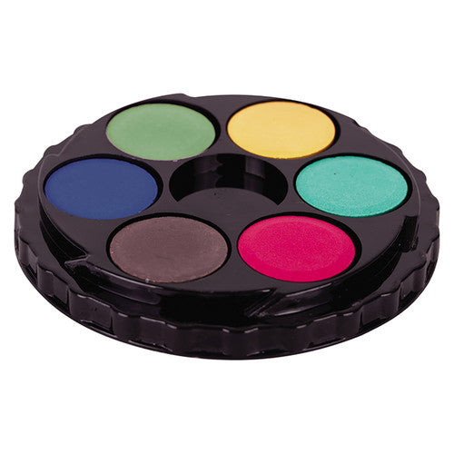 Zart Watercolour Paint Disc Pack of 24 assembled and ready for transport in compact stacked form