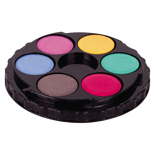 Zart Watercolour Paint Disc Pack of 36. Zart watercolour paint discs stacked together for compact transport and storage