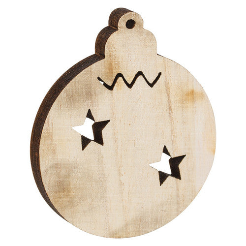 Zart Wooden Christmas Shapes Large Assorted Pack of 30. Wooden reindeer head shape suitable for painting and decoupage.
