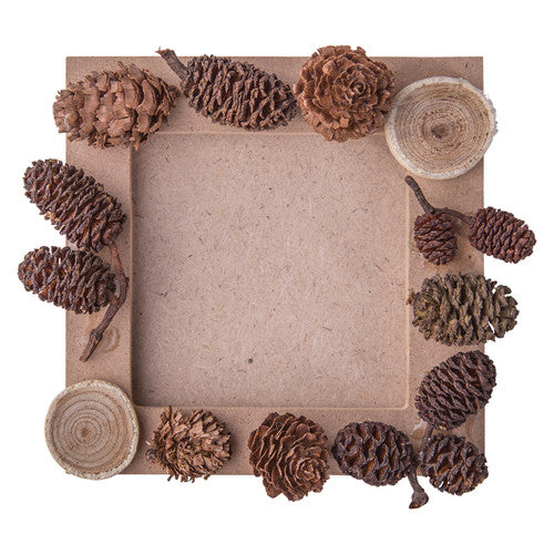 Single Zart wooden collage frame displayed upright showing square format