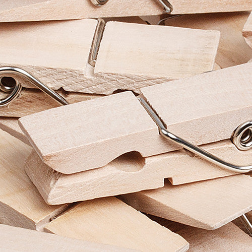 Zart Wooden Pegs 2 x 7cm Pack of 12. Zart natural wooden pegs 7cm long, pack of 12