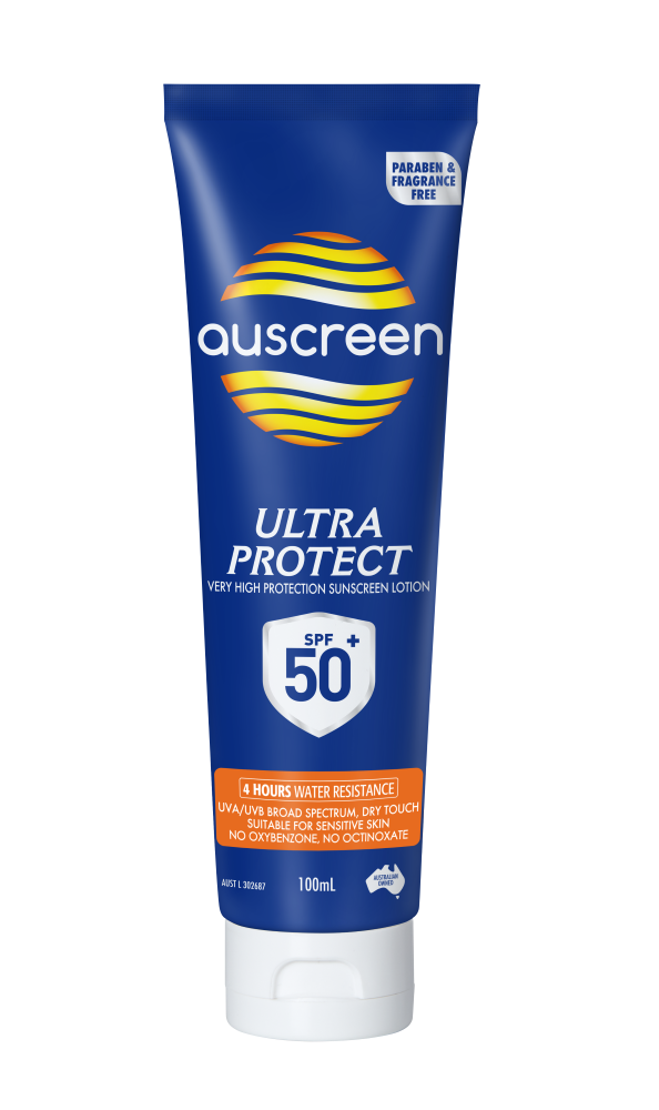 Zions Auscreen Ultra Protect SPF 50+ 100ml Bottle
