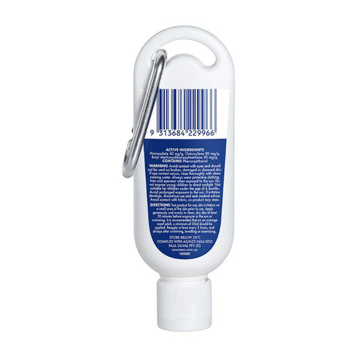 Pack of 36 Auscreen SPF 50+ sunscreen 50ml bottles for workplace and outdoor sun protection