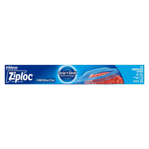Close-up of Ziploc Smart Zip Plus seal closing edge to edge