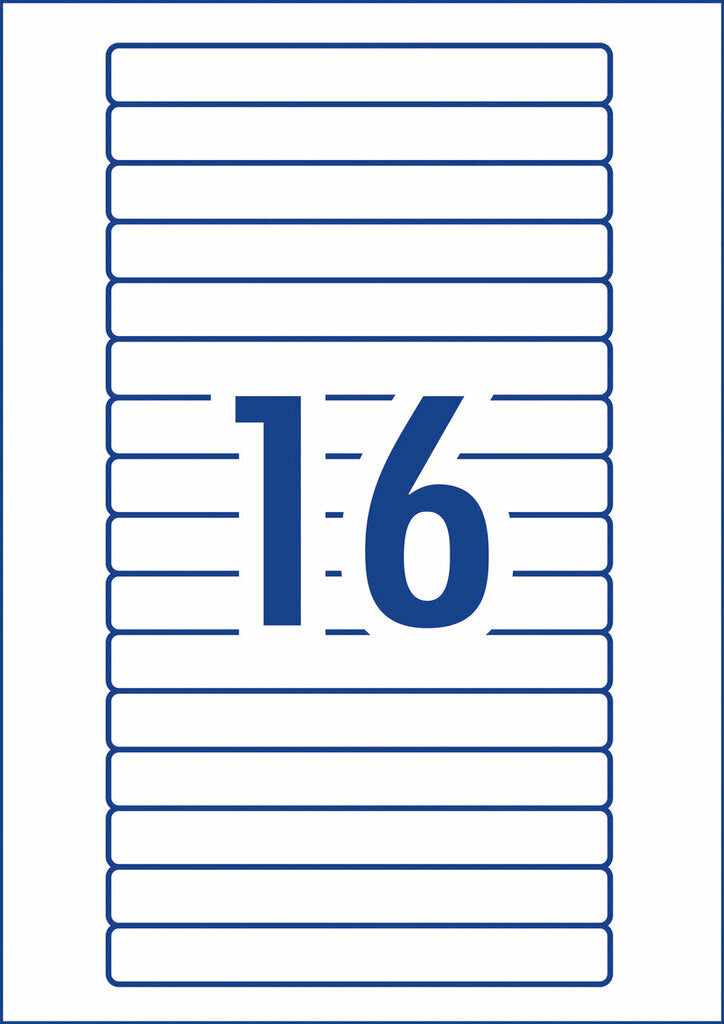 Avery White Video Spine Labels L7674 400 Pack 145 x 17mm 16UP – view 3