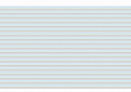 Writer Premium Ground Grass Sky Exercise Book A4 64 Page 14mm Dotted Thirds Hands Cover Pack 10 — open pages showing ground grass sky ruling