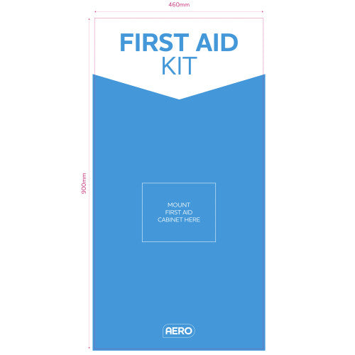 Aero First Aid Station Poly Sign