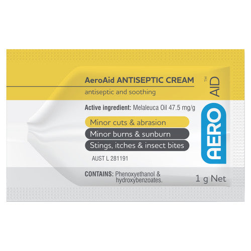 Aeroaid Antiseptic Cream Sachet 1g Pack of 500