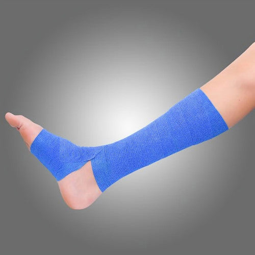 Aeroban Blue Cohesive Bandage 7.5cm x 4.5m Wrap of 12