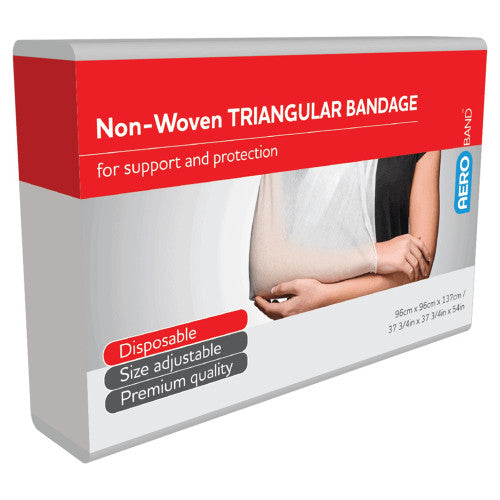 Aeroband Non-Woven Triangular Bandage 96 x 96 x 137cm Bag of 10