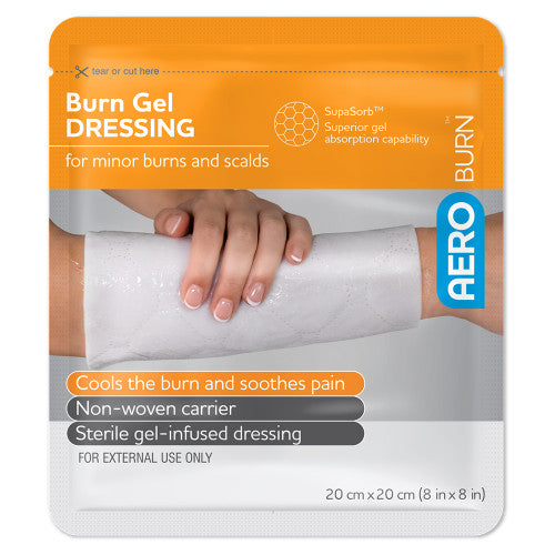 Aeroburn Burn Gel Dressing 20 x 20cm Pack of 12