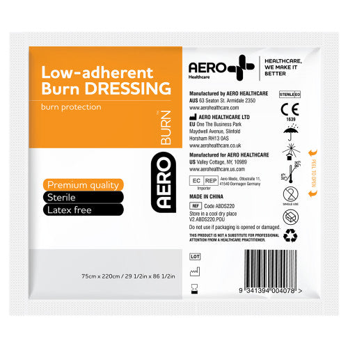 Aeroburn Low-Adherent Burn Dressing 75 x 220cm