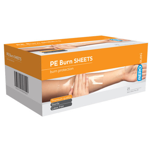 Aeroburn Polyethylene Burn Sheet 20 x 20cm Box of 25