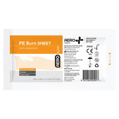 Aeroburn Polyethylene Burn Sheet 60 x 90cm Box of 25