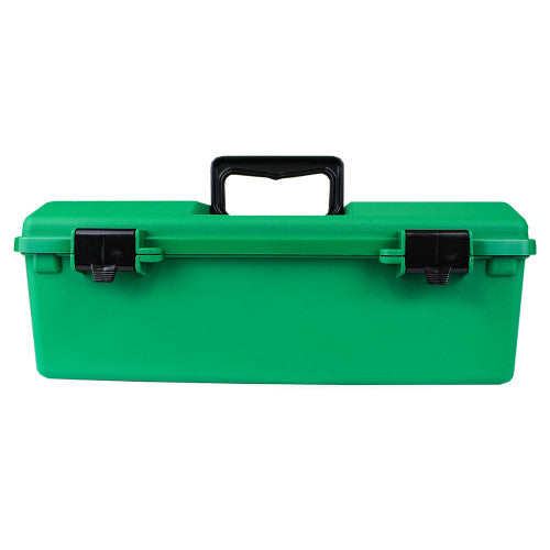 Aerocase Green Plastic Tacklebox with 1 Liftout Tray 23 x 40 x 14.5cm