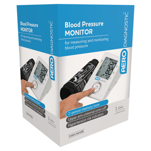 AeroDiagnostic Automatic Upper Arm Blood Pressure Monitor