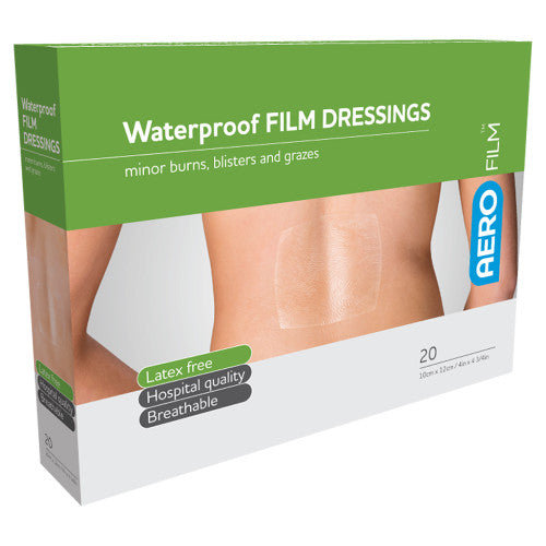 Aerofilm Waterproof Film Dressing 10 x 12cm Box of 20