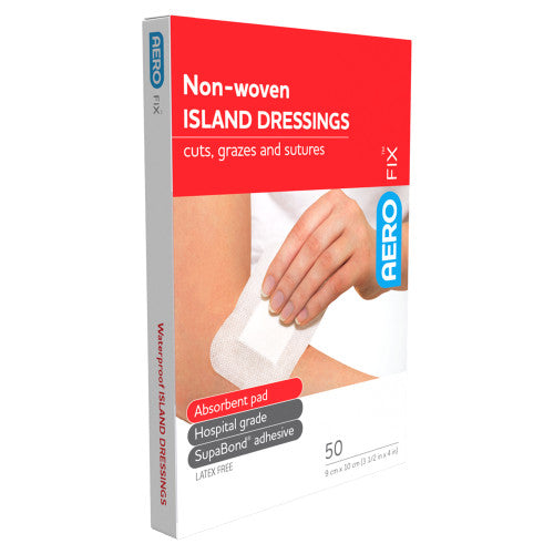 Aerofix Non-Woven Island Dressing 9 x 10cm Box of 5