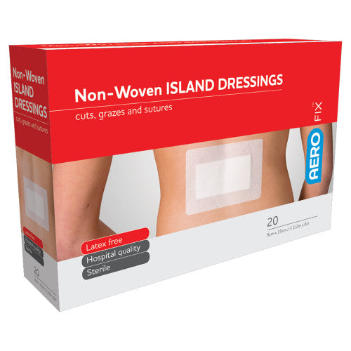 Aerofix Non-Woven Island Dressing 9 x 15cm Box of 20