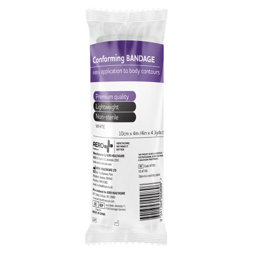 Aeroform Conforming Bandage 10cm x 4m Wrap of 12
