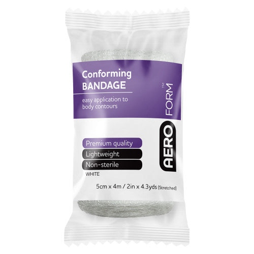 Aeroform Conforming Bandage 5cm x 4m Wrap of 12